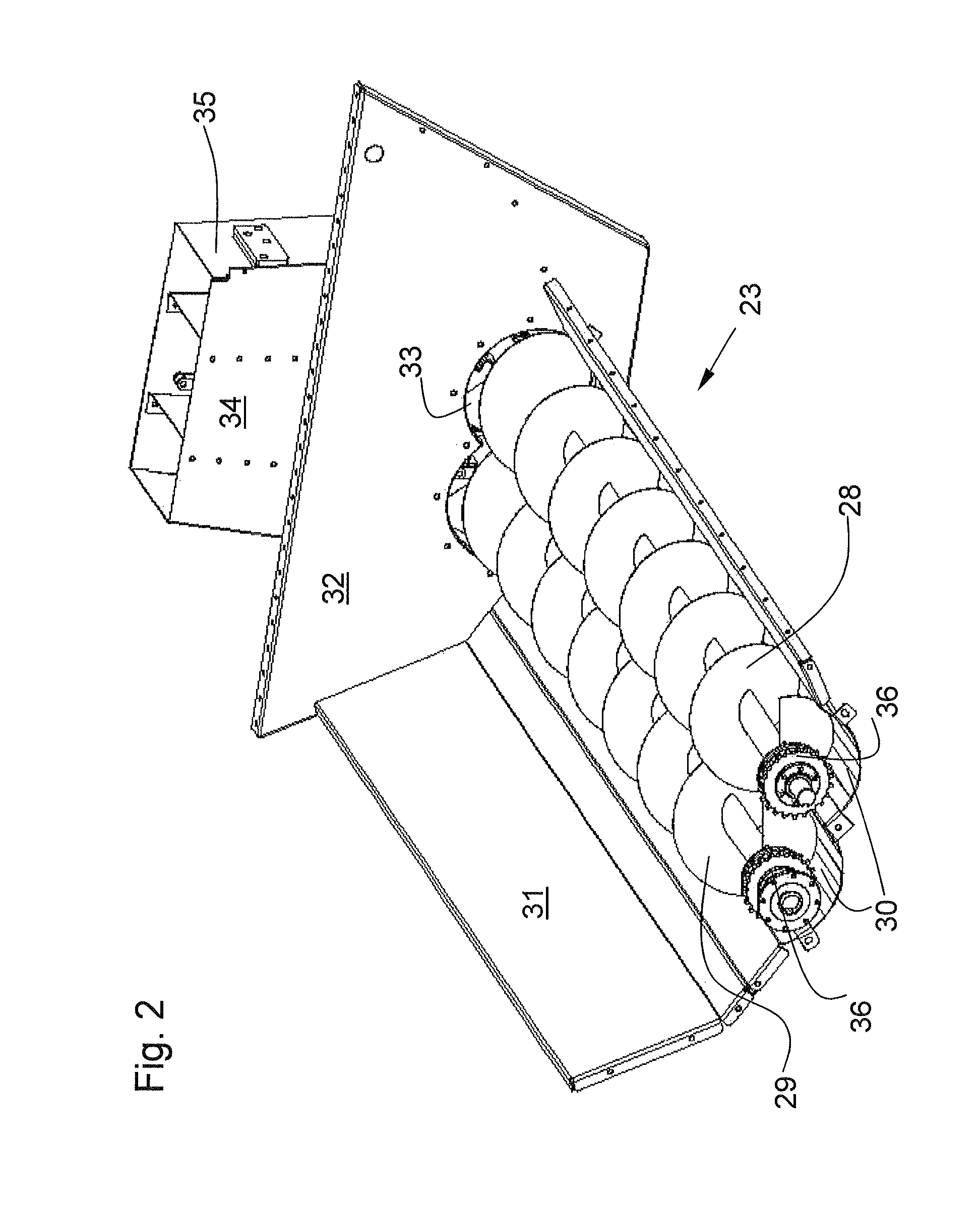 Combine harvester clean crop elevator