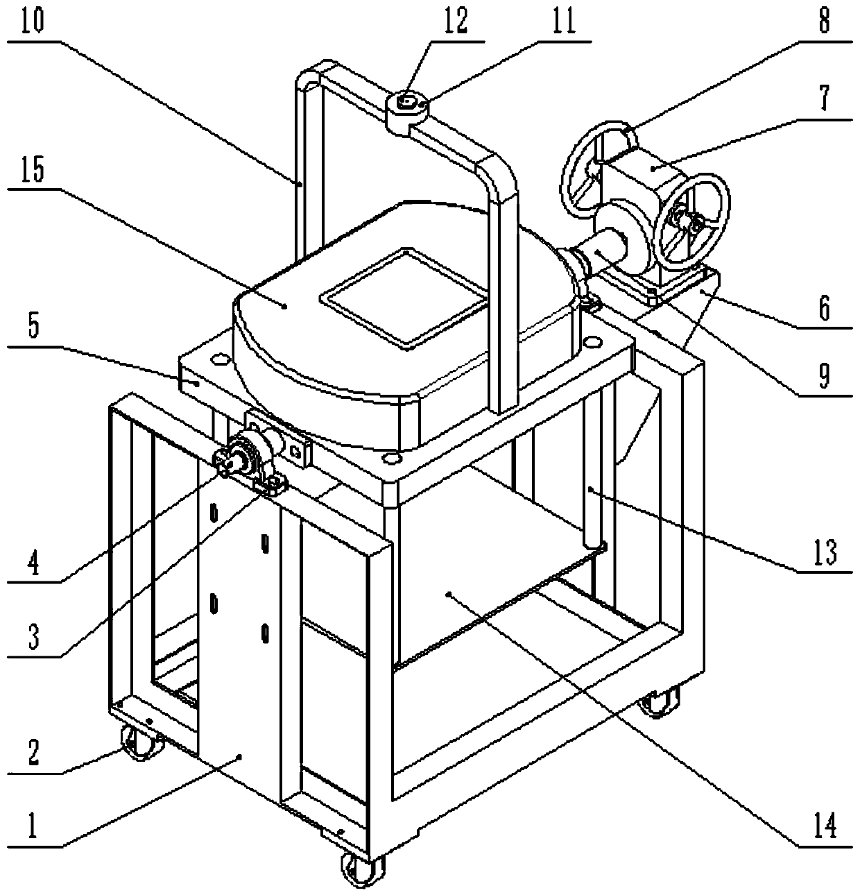 Multi-leaf collimator testing device for medical accelerator