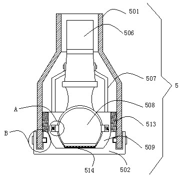 Inner core of triangular arm