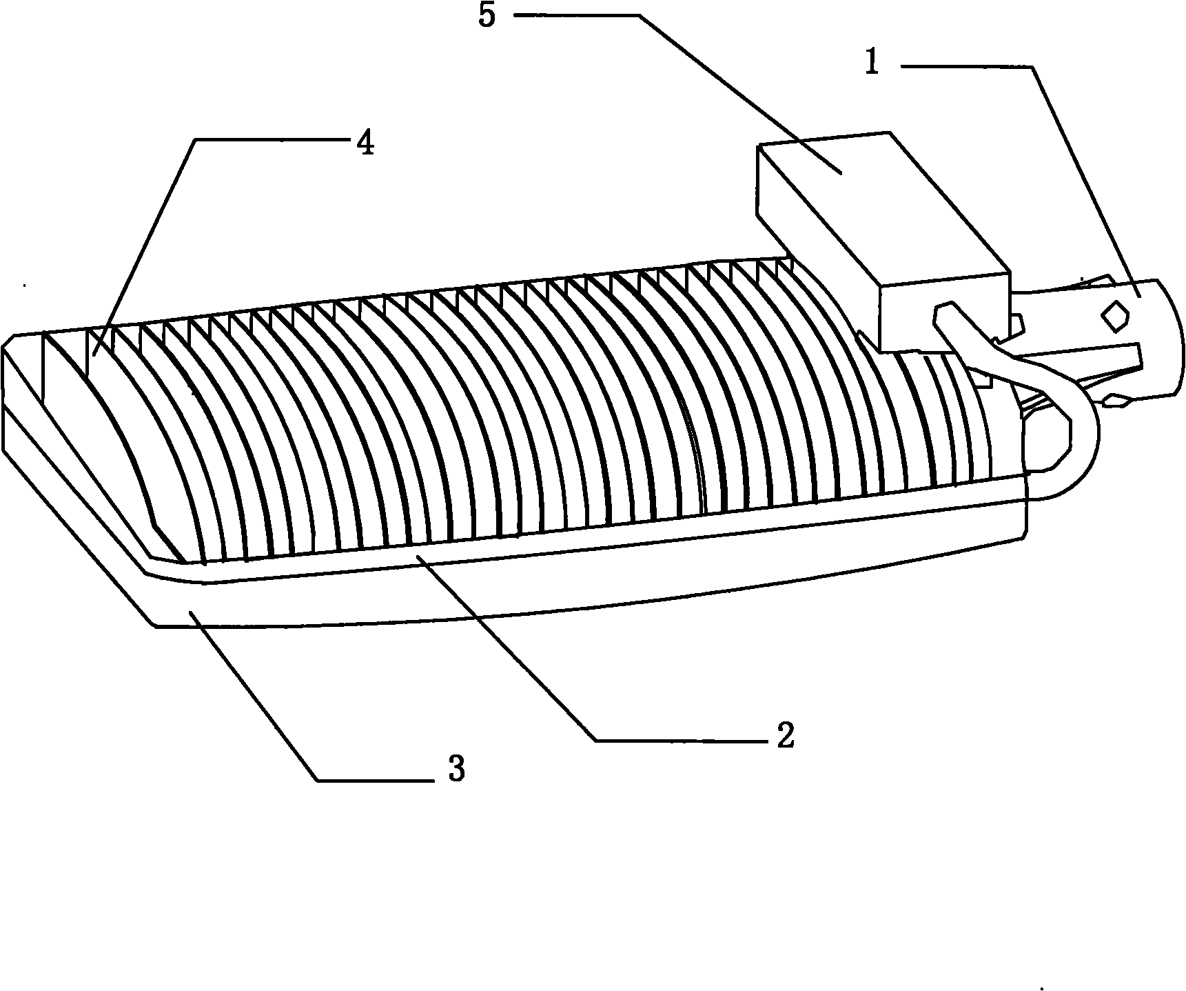 LED (light-emitting diode) landscape street lamp