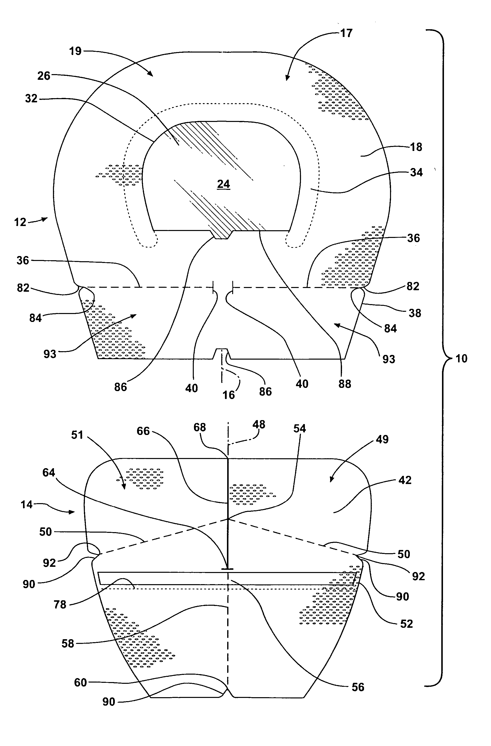 Jugular and subclavian access site dressing and method