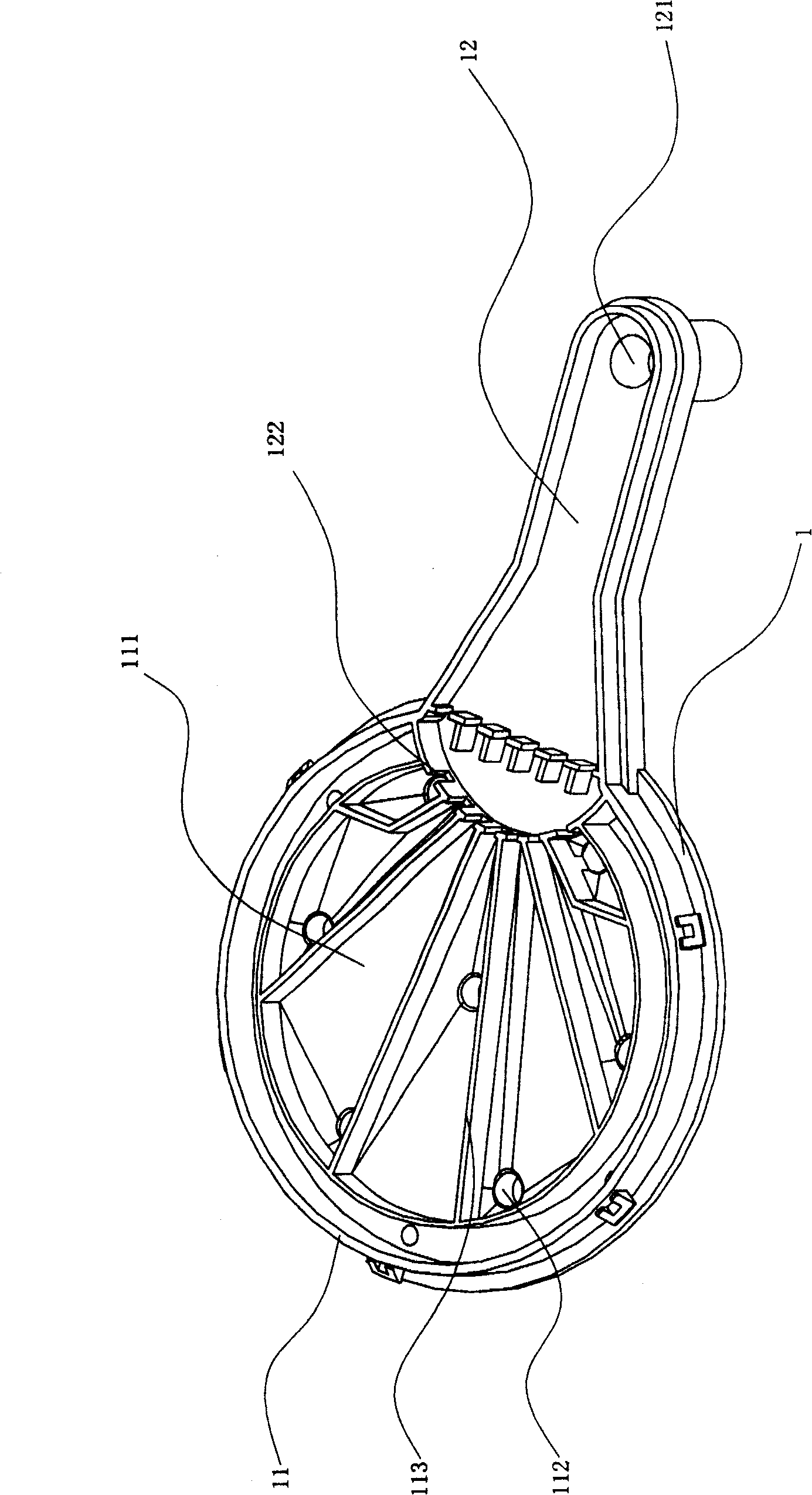 Nozzle of coffee machine