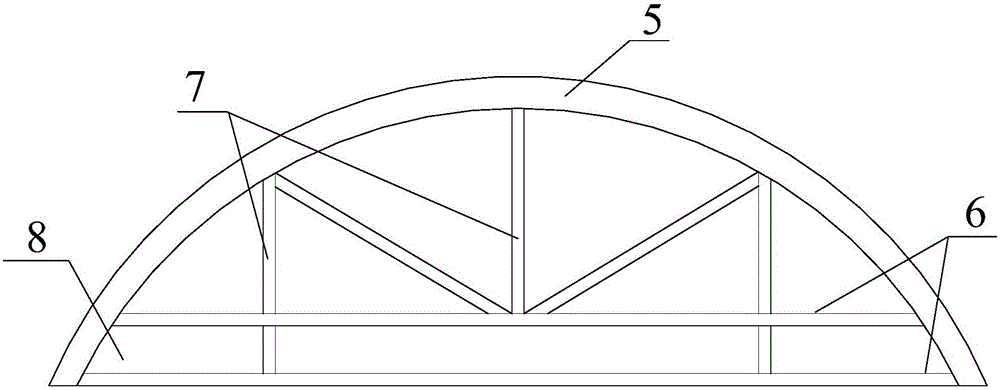 Emergency processing method for tunnel working face collapse