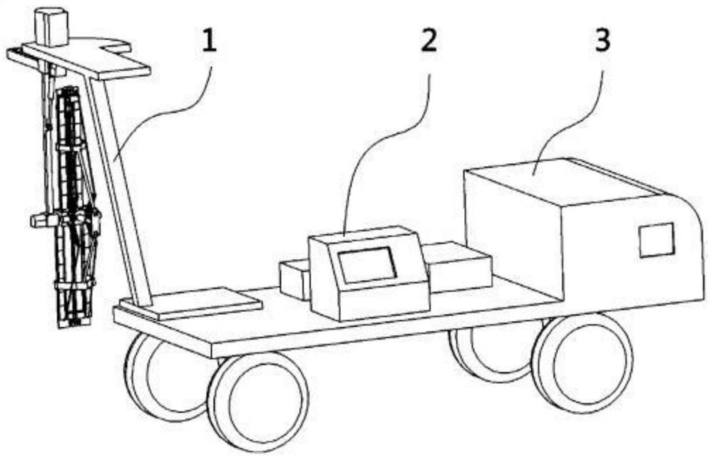 Road hedge pruning greening structure and its construction method