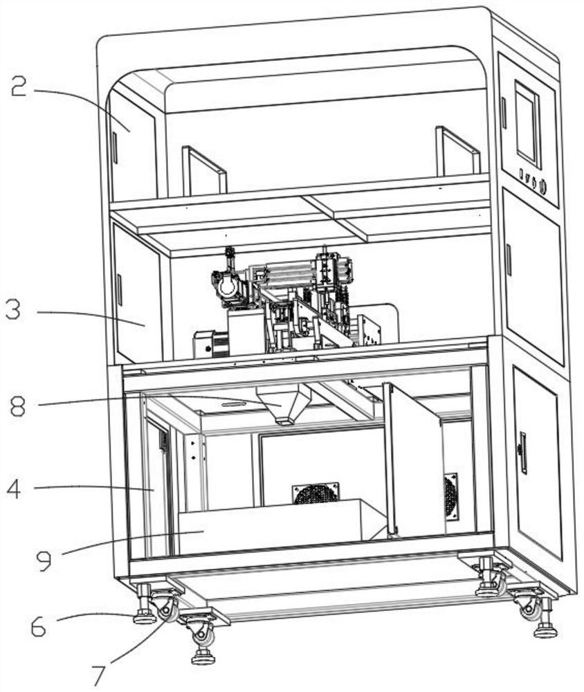 A welding device for a keyboard circuit board