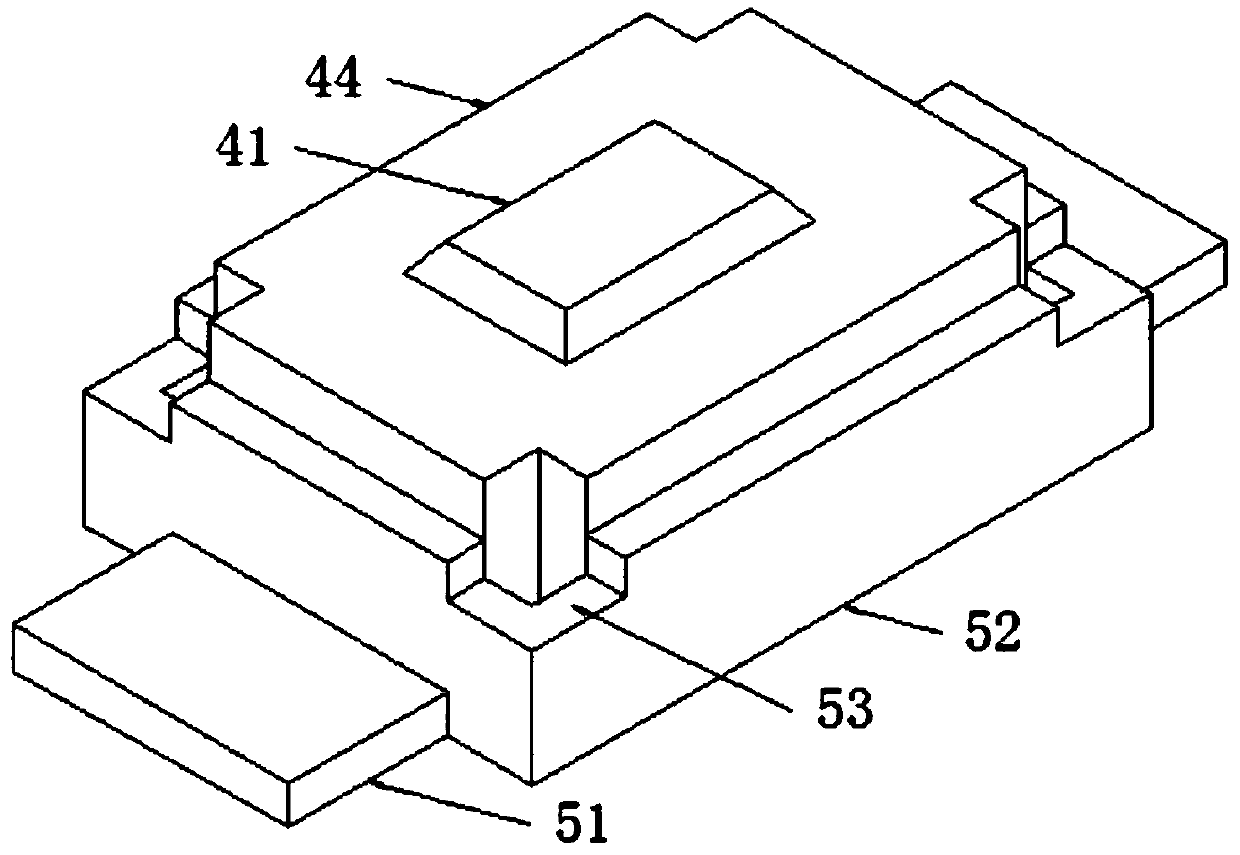 Forming mold for back panel of refrigerator