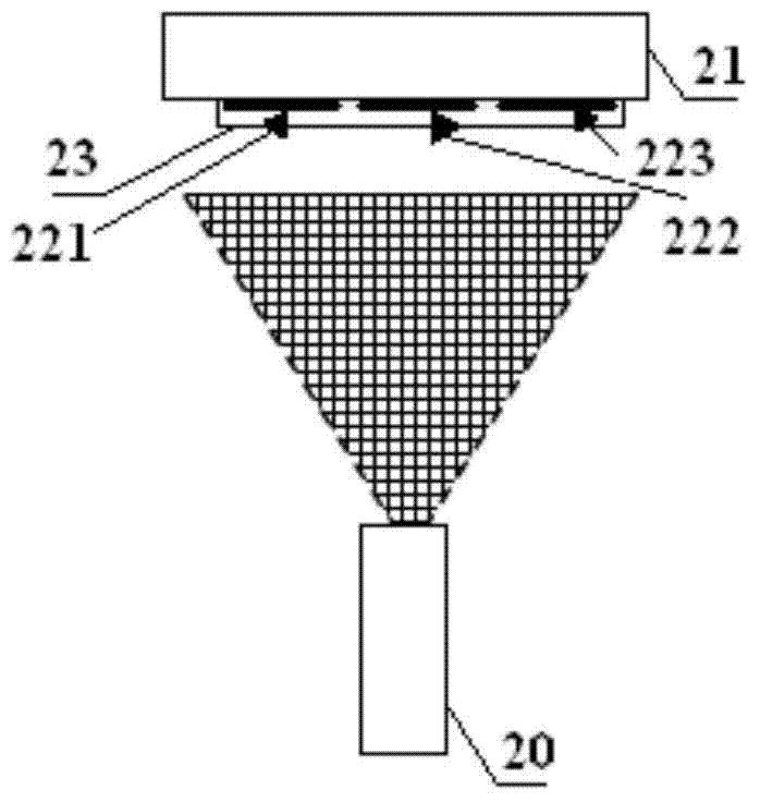 Electrostatic vapor deposition method and device for OEL (organic electroluminescence) display materials