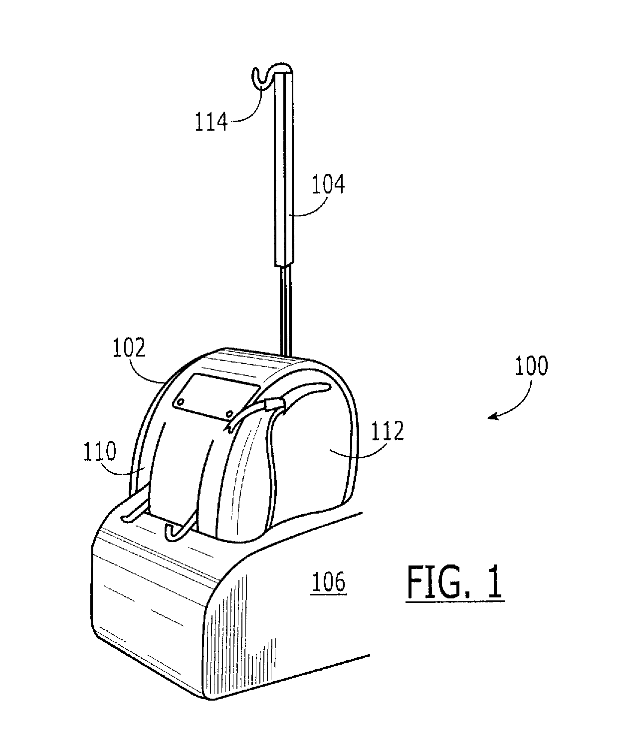 Device for circulating heated fluid