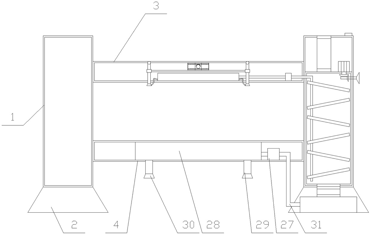 Intelligent traffic guardrail with air purifying and cooling function