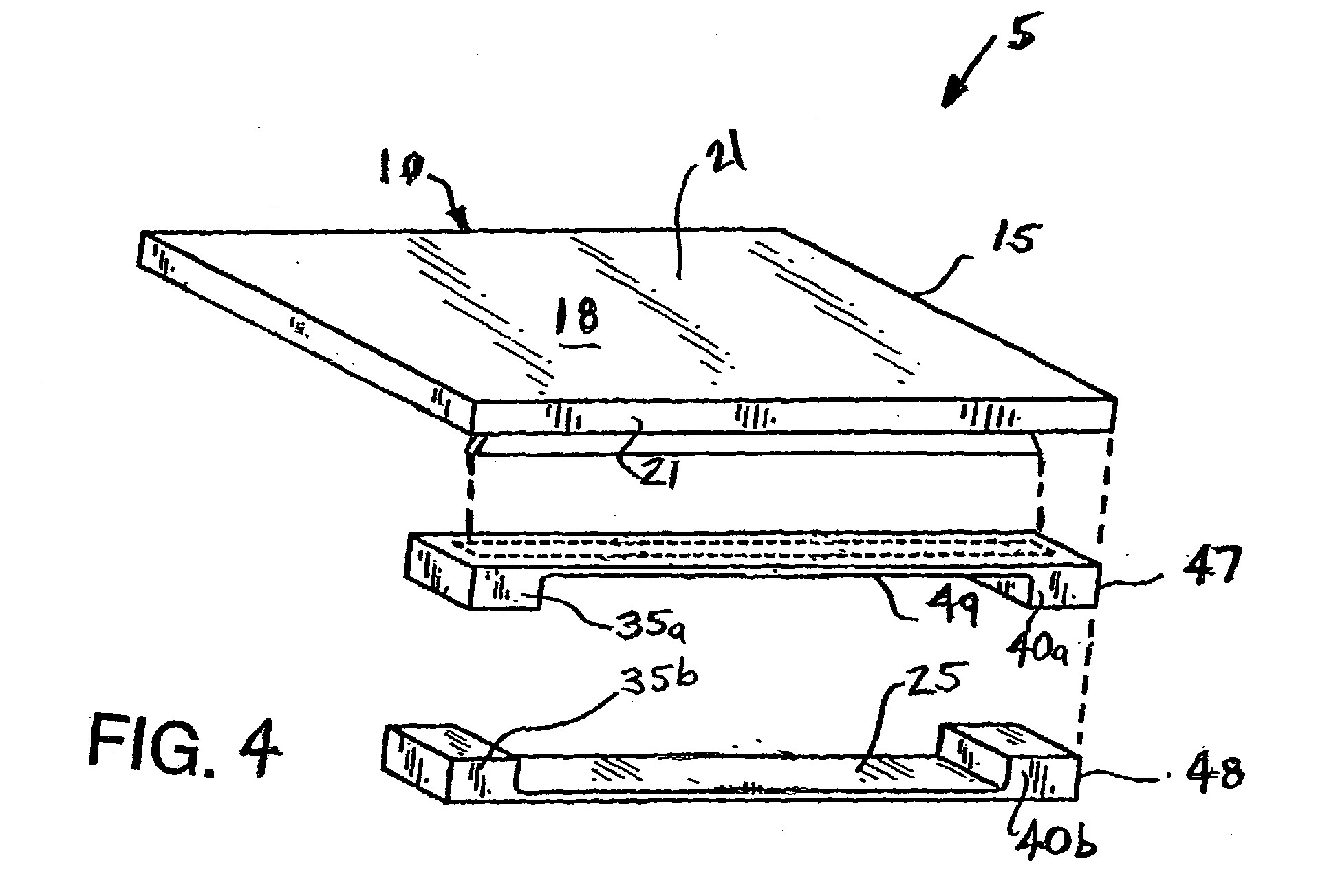 Blow molded pallet with inserts