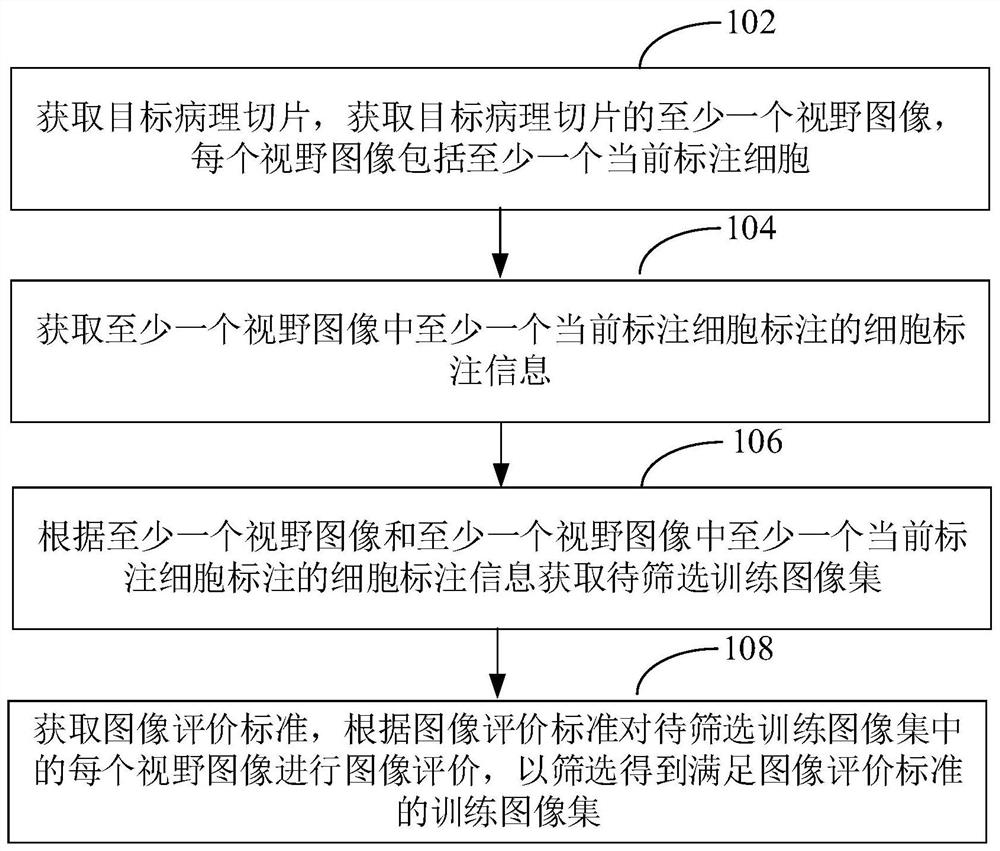 Pathological slice training image set acquisition method, system and device and medium