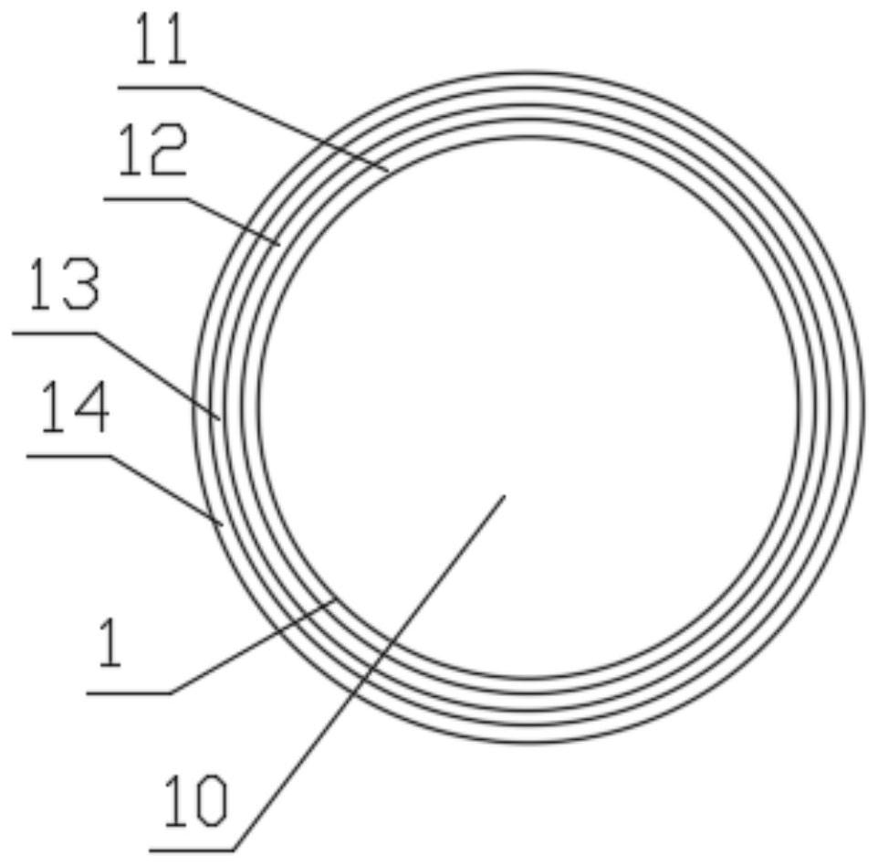 Low-voltage power supply line wire connection part temperature sensing monitoring and early warning system