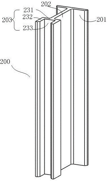 Beam and center post connecting piece for prefabricated building