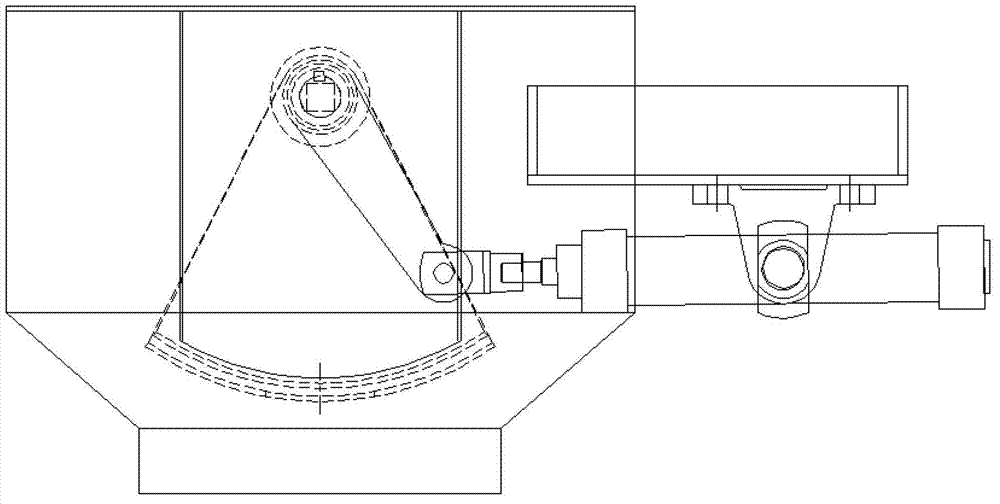 Quadrant valve for polyester chip packer