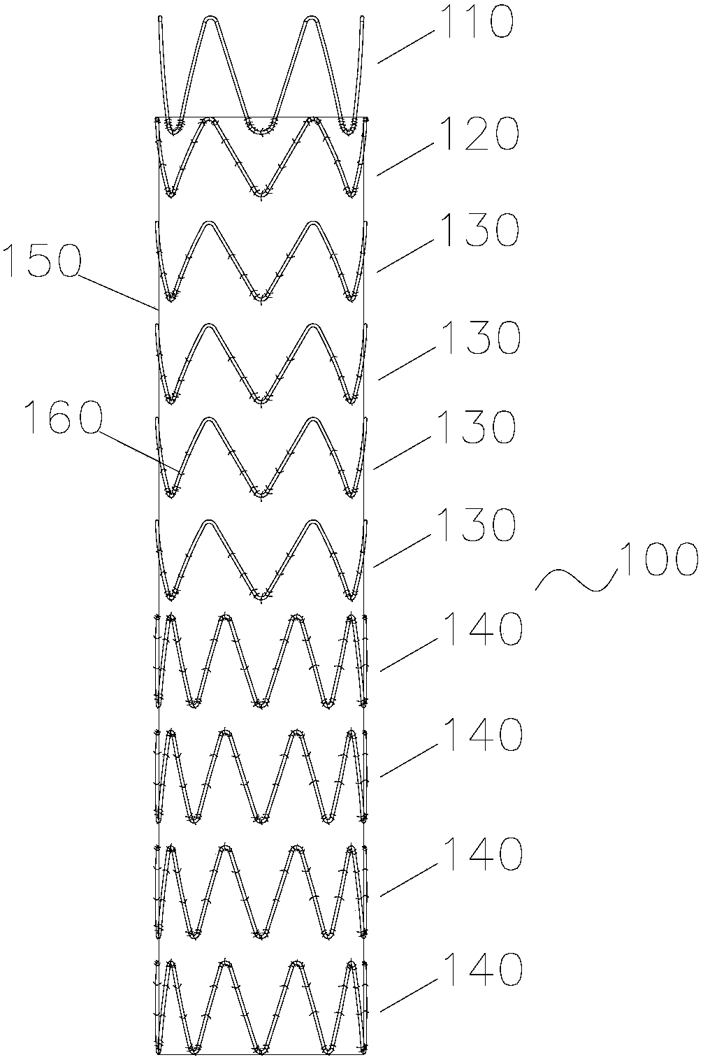 A plastic stent graft for aortic dissection and aortic dissection stent