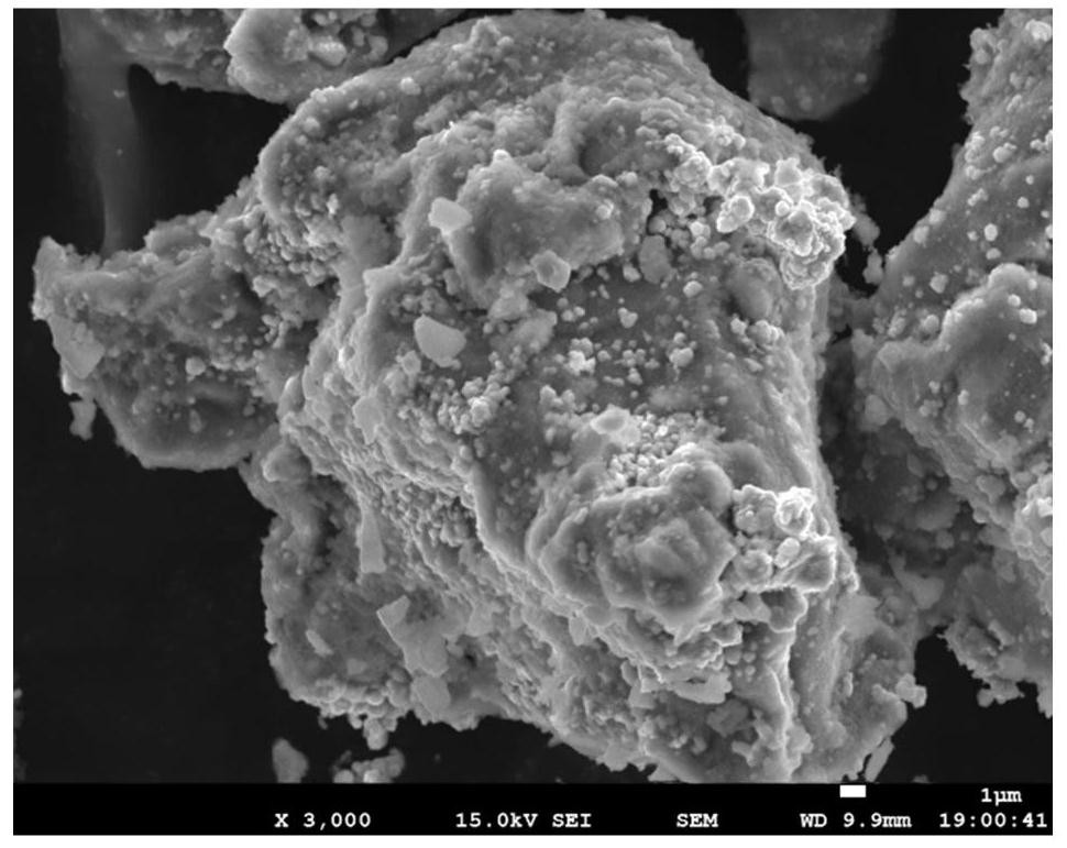 Titanium powder coated with oxygen impurity adsorbent and preparation method of titanium powder