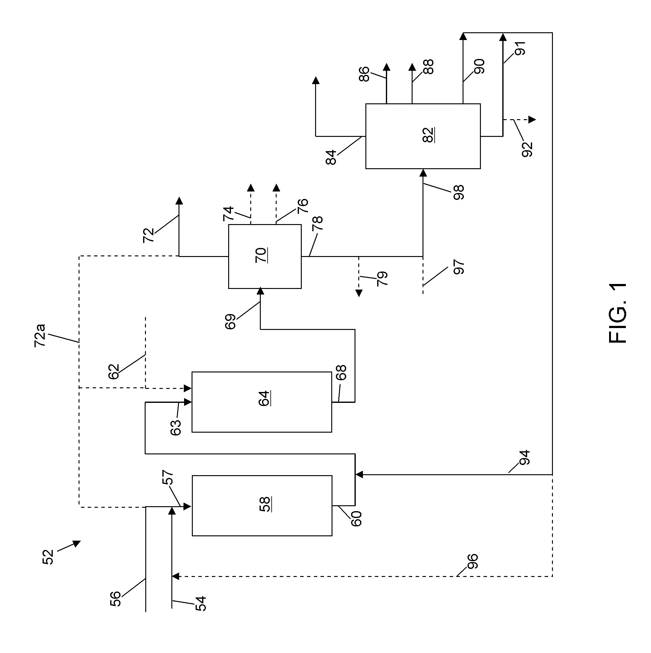 Cracking system and process integrating hydrocracking and fluidized catalytic cracking