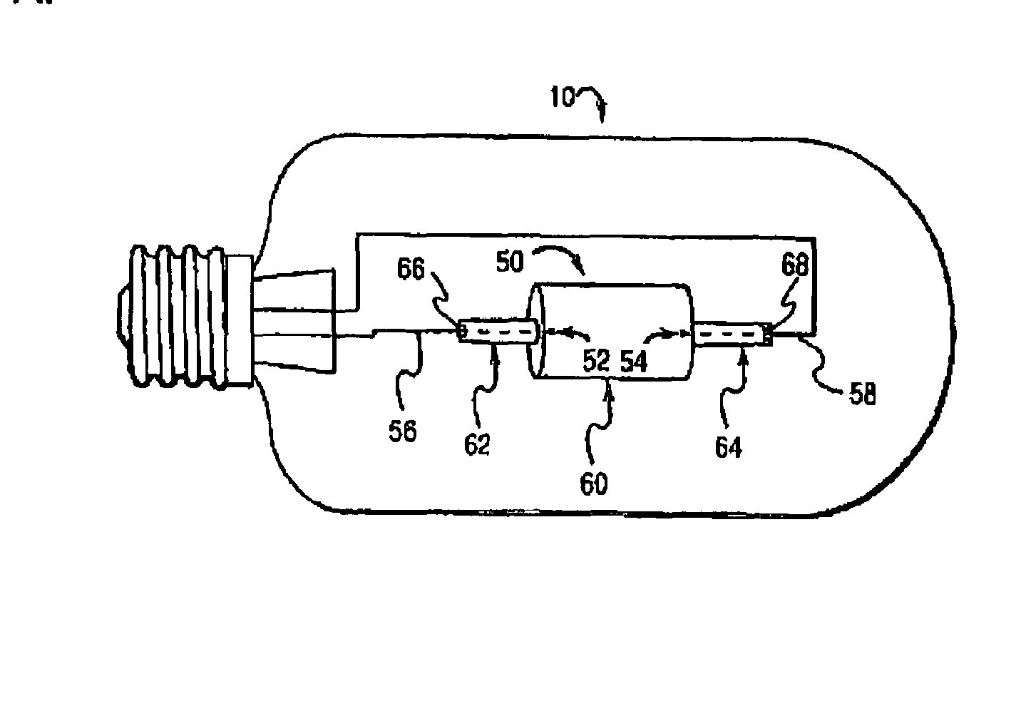 Ceramic discharge chamber for a discharge lamp