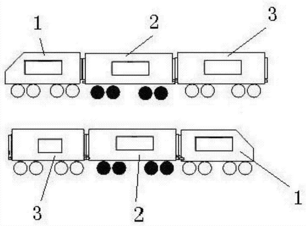 Internal-combustion high-speed motor train unit