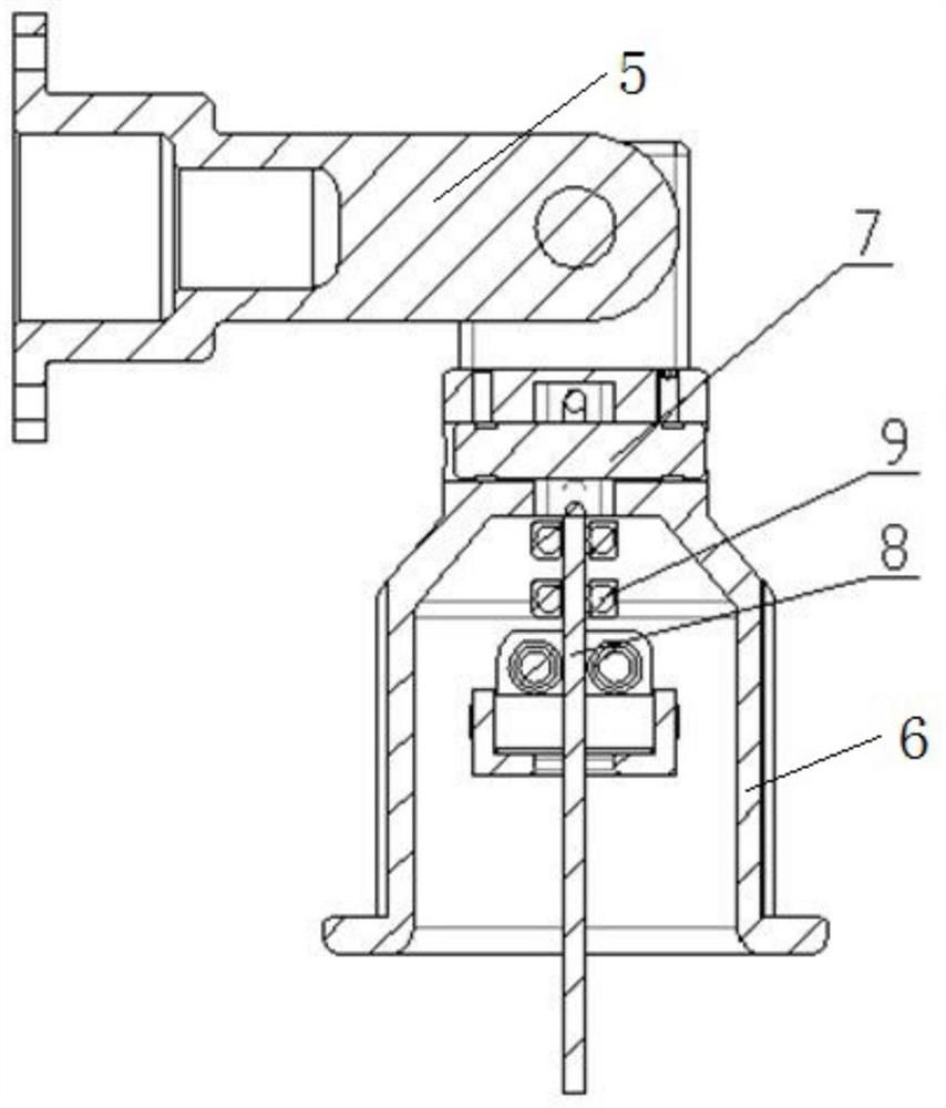 Aerostat mooring device and mooring method