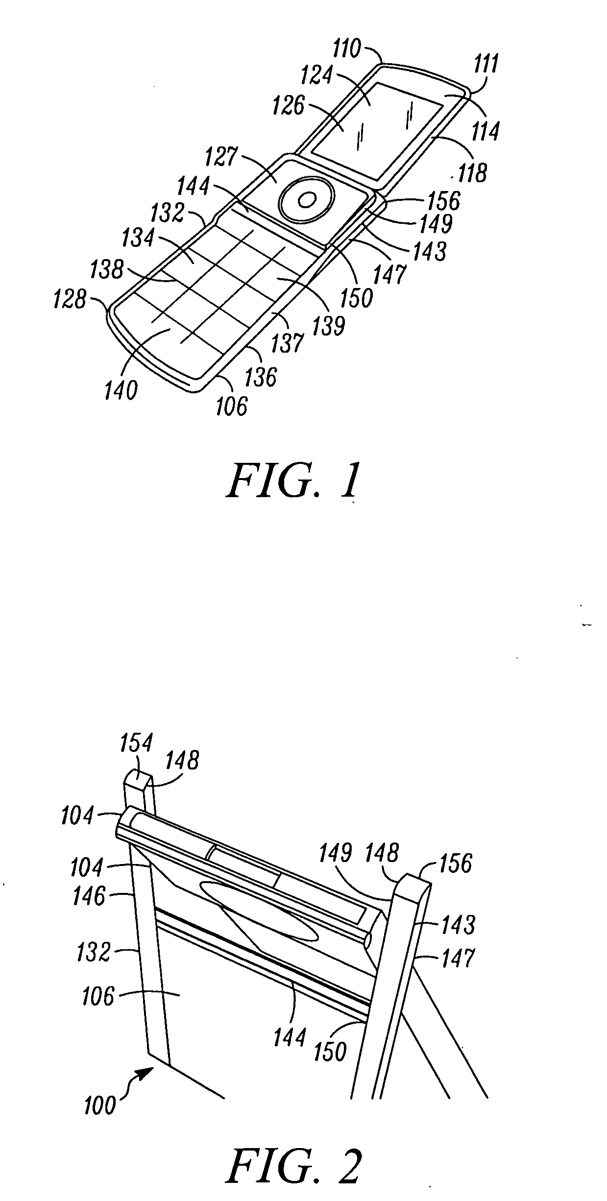 Goal Posts Side Key Implementation Scheme for Offset Hinge Clamshell Phone with Thickness Flip Hardware Compartment