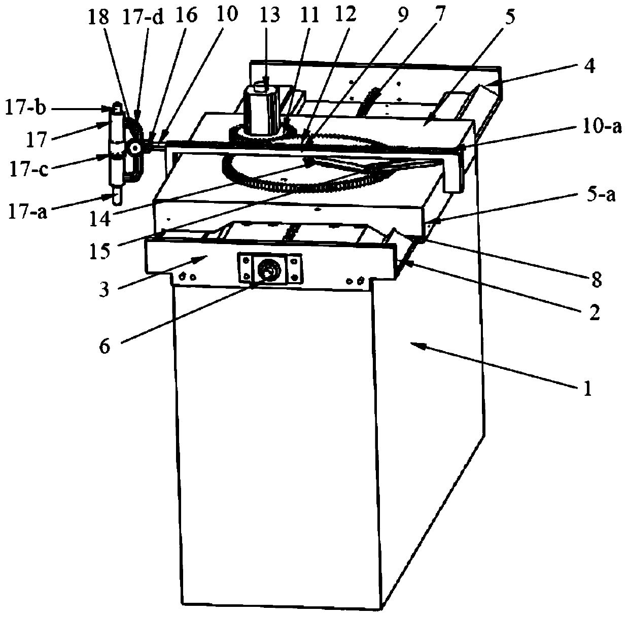 Ultrasonic vibration grinding removal amount on-site detection device