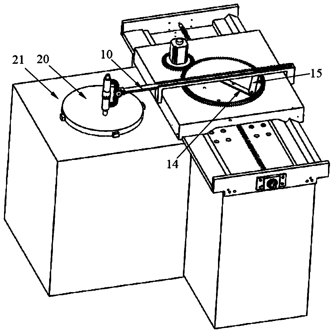 Ultrasonic vibration grinding removal amount on-site detection device