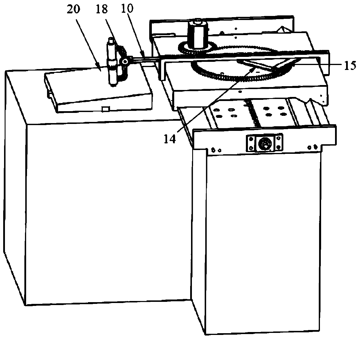 Ultrasonic vibration grinding removal amount on-site detection device