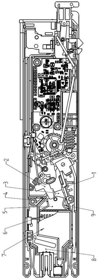 Intelligent miniature circuit breaker arc extinguishing device