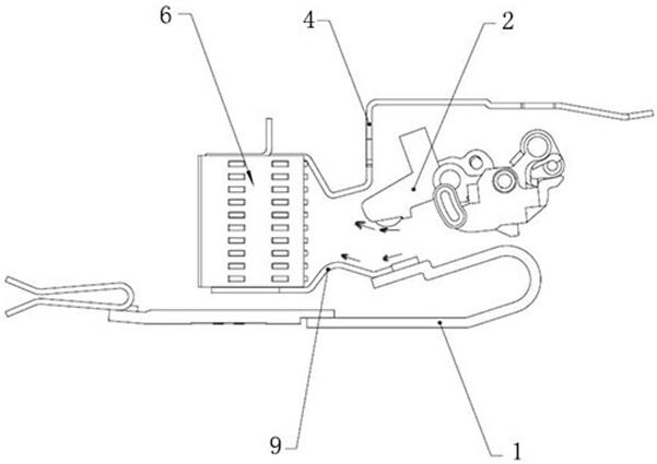 Intelligent miniature circuit breaker arc extinguishing device