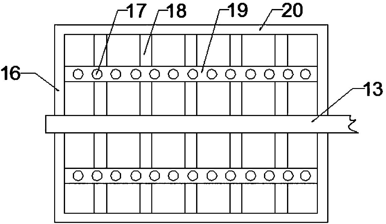 Stirring device capable of uniform feeding used for feed production