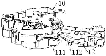 Temperature controller switching component