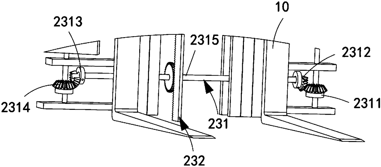 Novel automatic clamping electric carrying vehicle