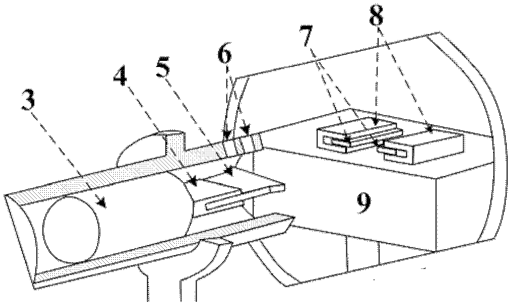 High-speed cutting experiment device based on light-gas gun loading technique