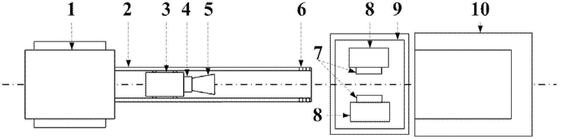 High-speed cutting experiment device based on light-gas gun loading technique