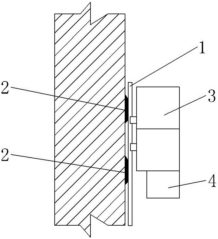 Attached arm lifting platform for high-rise building construction