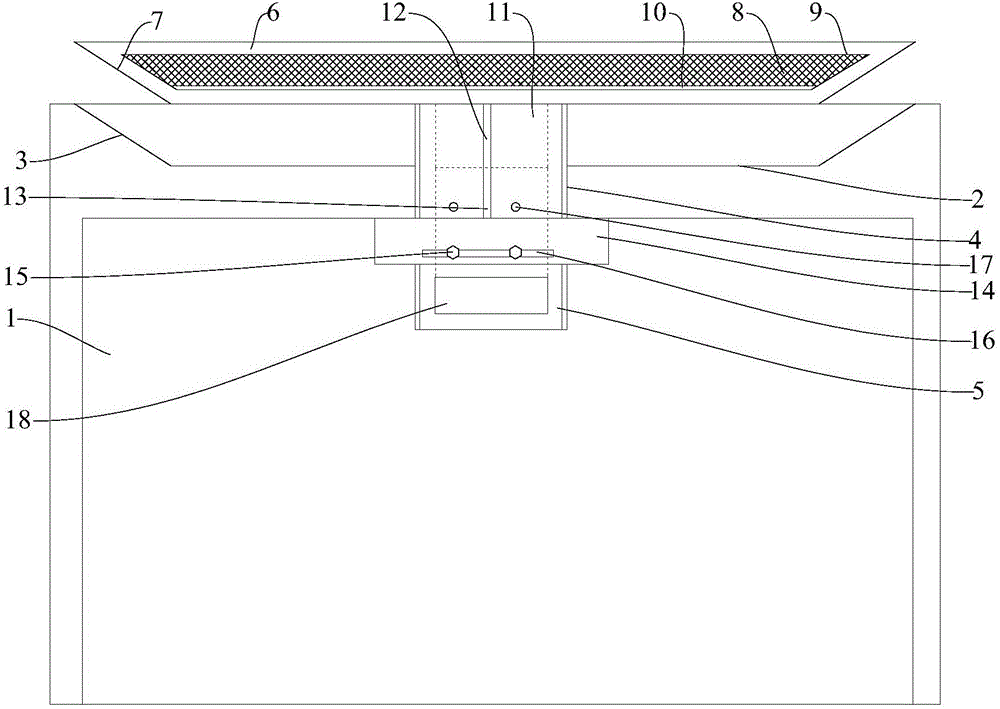 Spinning machinery distribution box with concealed lifting and cooling mechanism