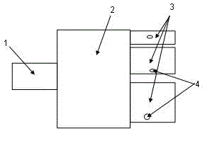 Compact waveguide power divider