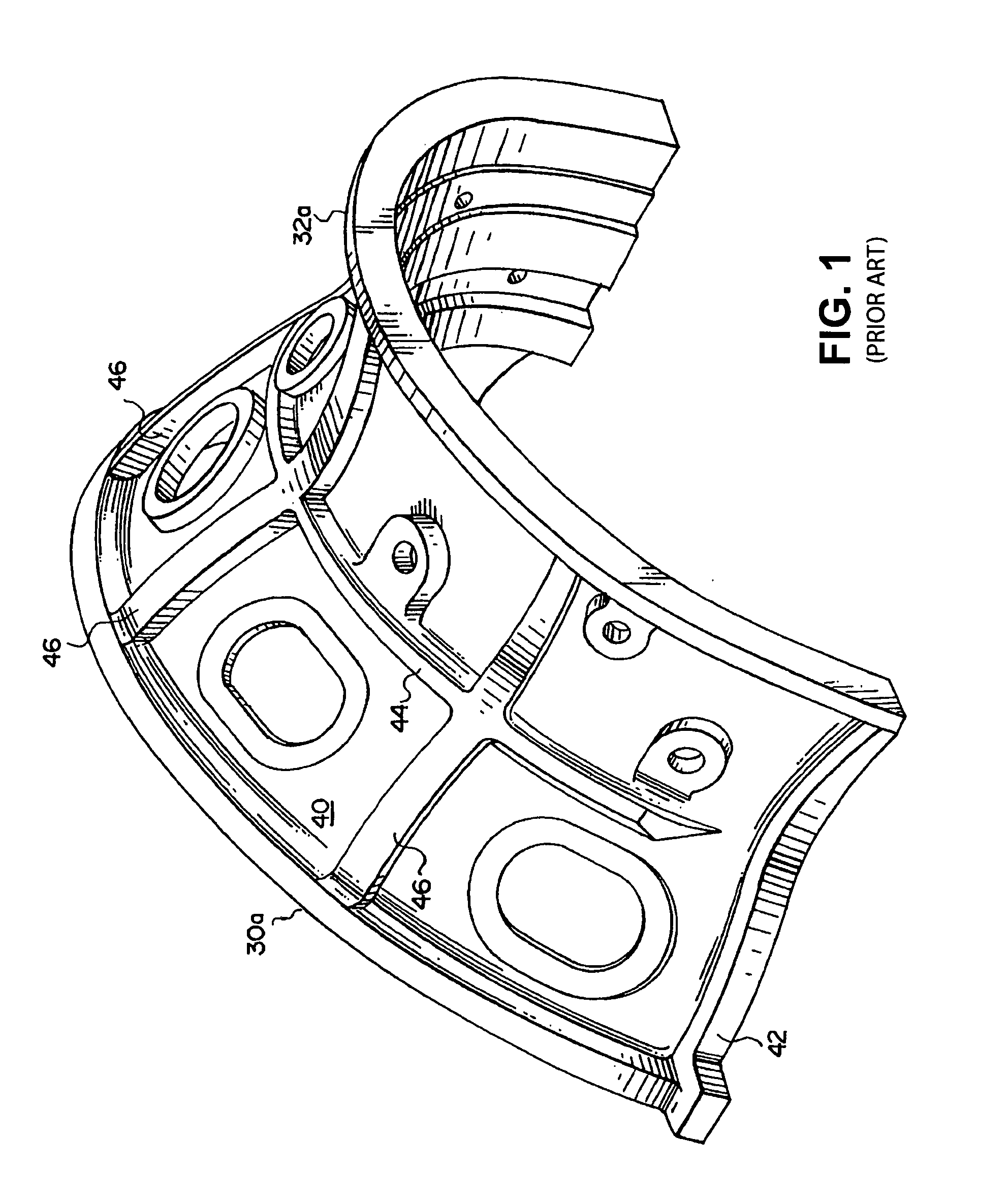 Method and apparatus for matching the thermal mass and stiffness of bolted split rings