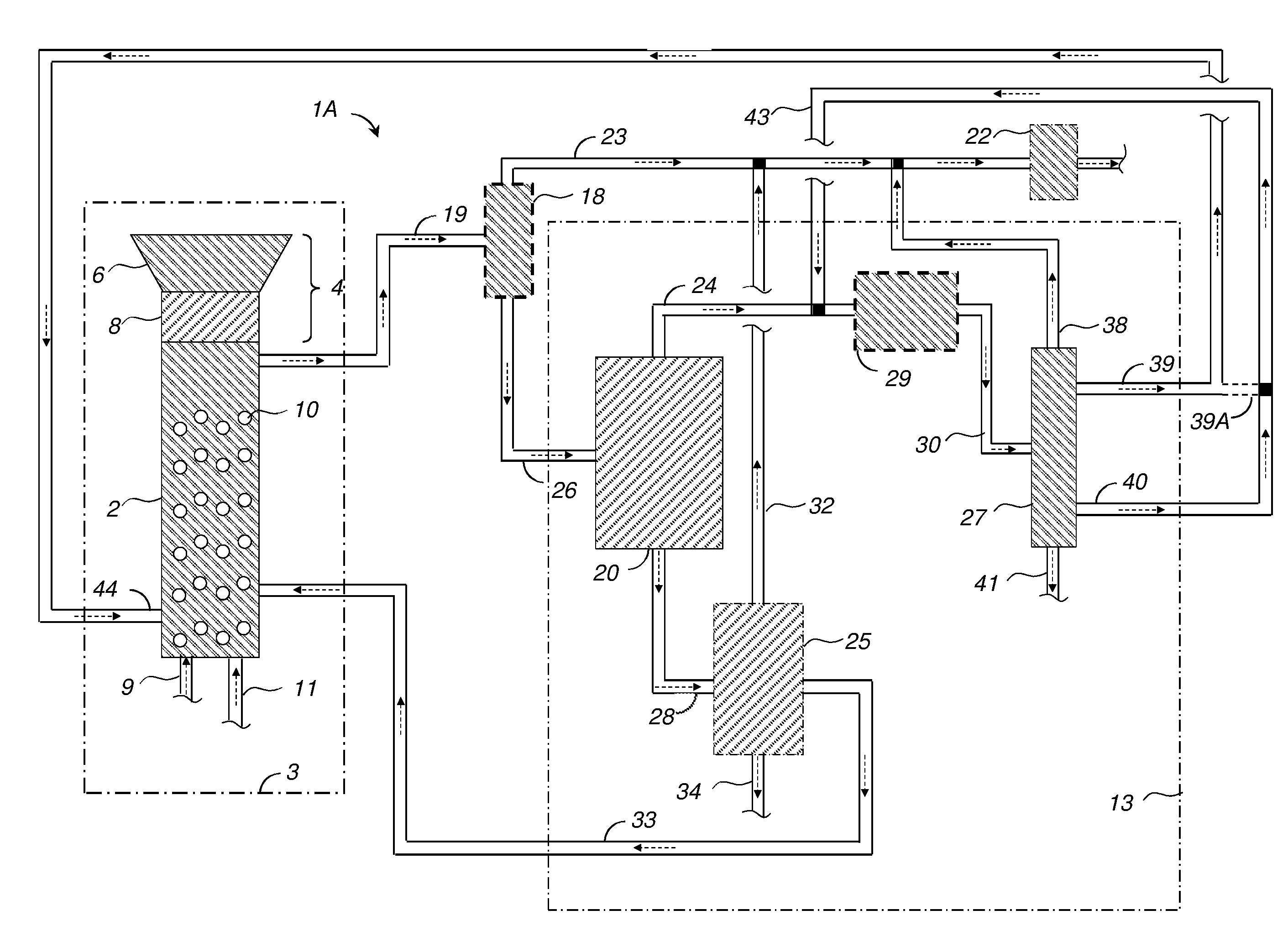 Methods and systems for processing cellulosic biomass