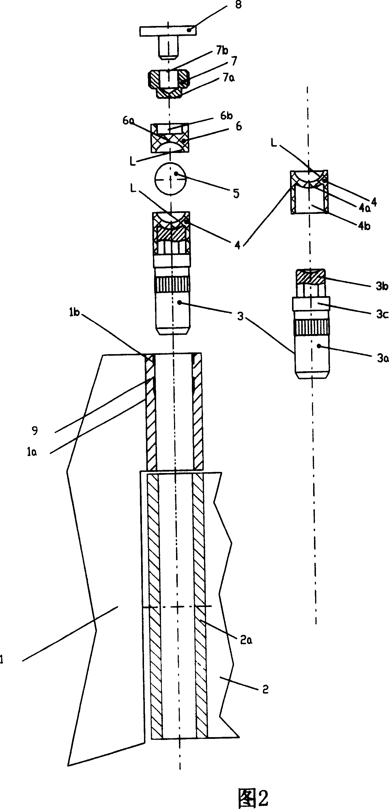 Door hinge with concealed bearing