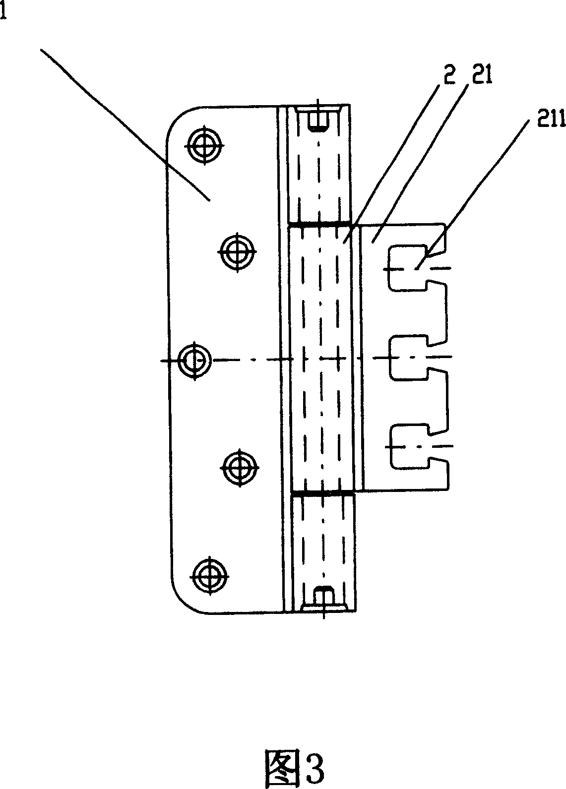 Door hinge with concealed bearing