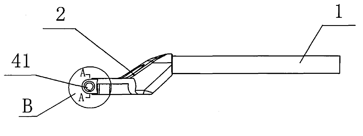 Fixing structure for handlebar tube of motorcycle