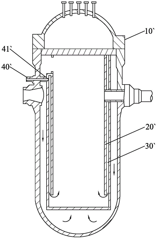 Anti-bypass type direct safety injection deflector and direct safety injection device