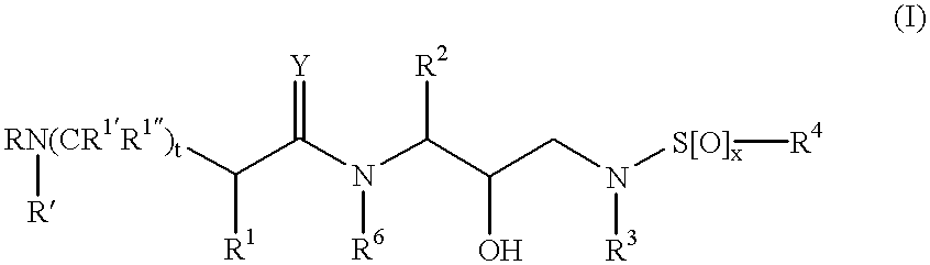 Alpha- and beta-amino acid hydroxyethylamino sulfonamides useful as retroviral protease inhibitors