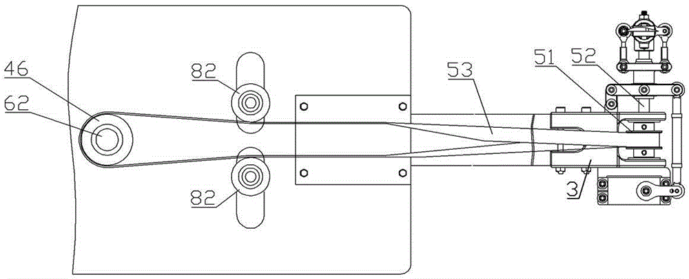 Small-sized single-rotor unmanned helicopter speed change system