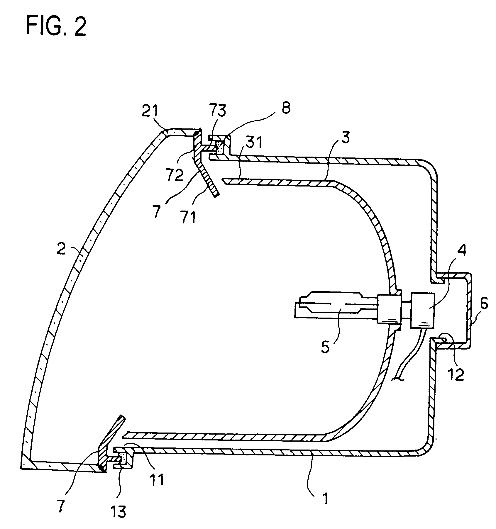 Vehicular lamp having a removable lens with an extension reflector