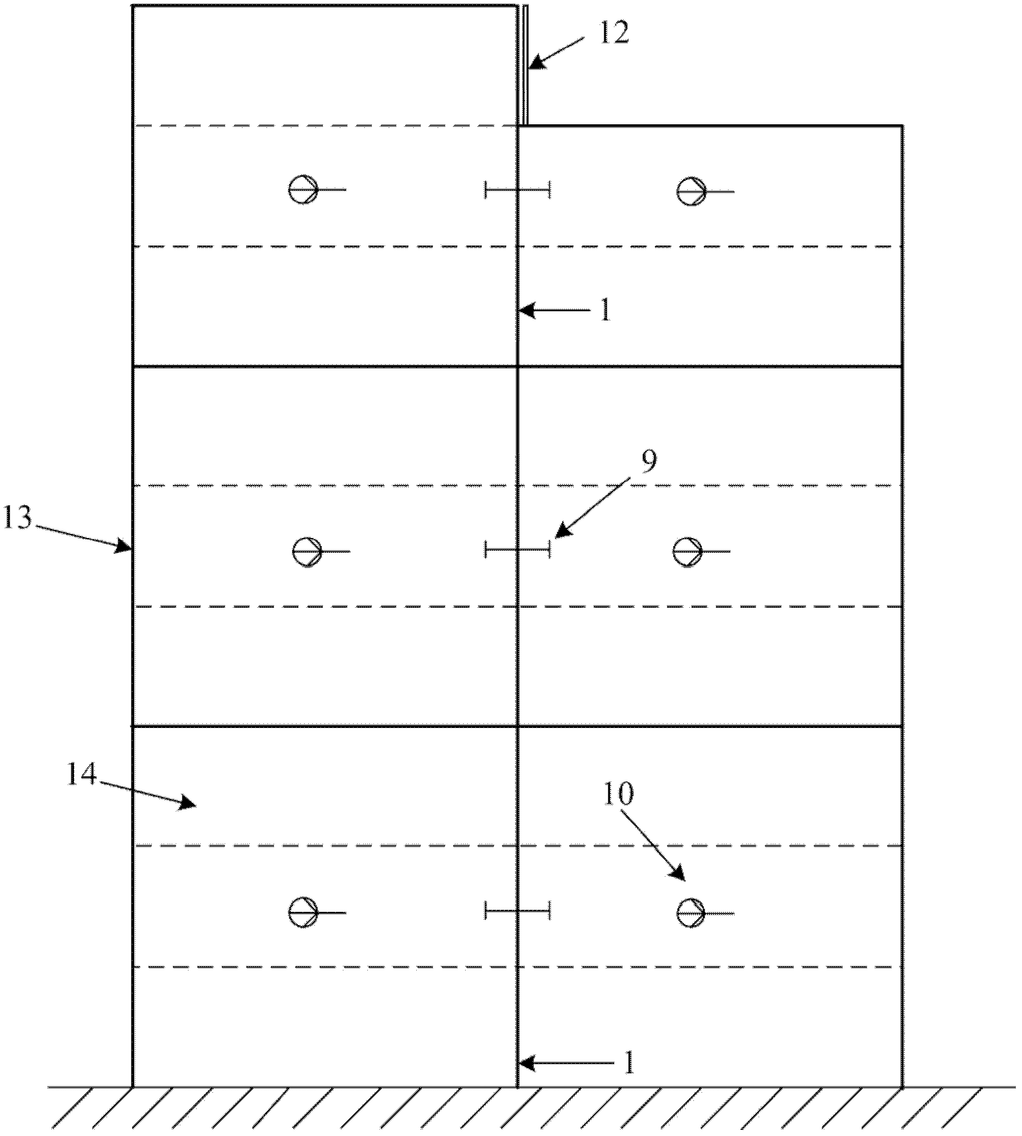 Control method for transverse joint binding strength of concrete dam