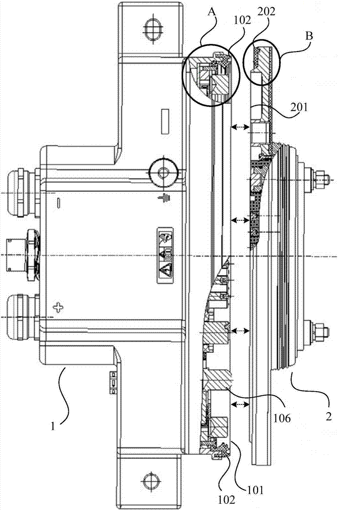 Battery quick replacing connector and electric automobile