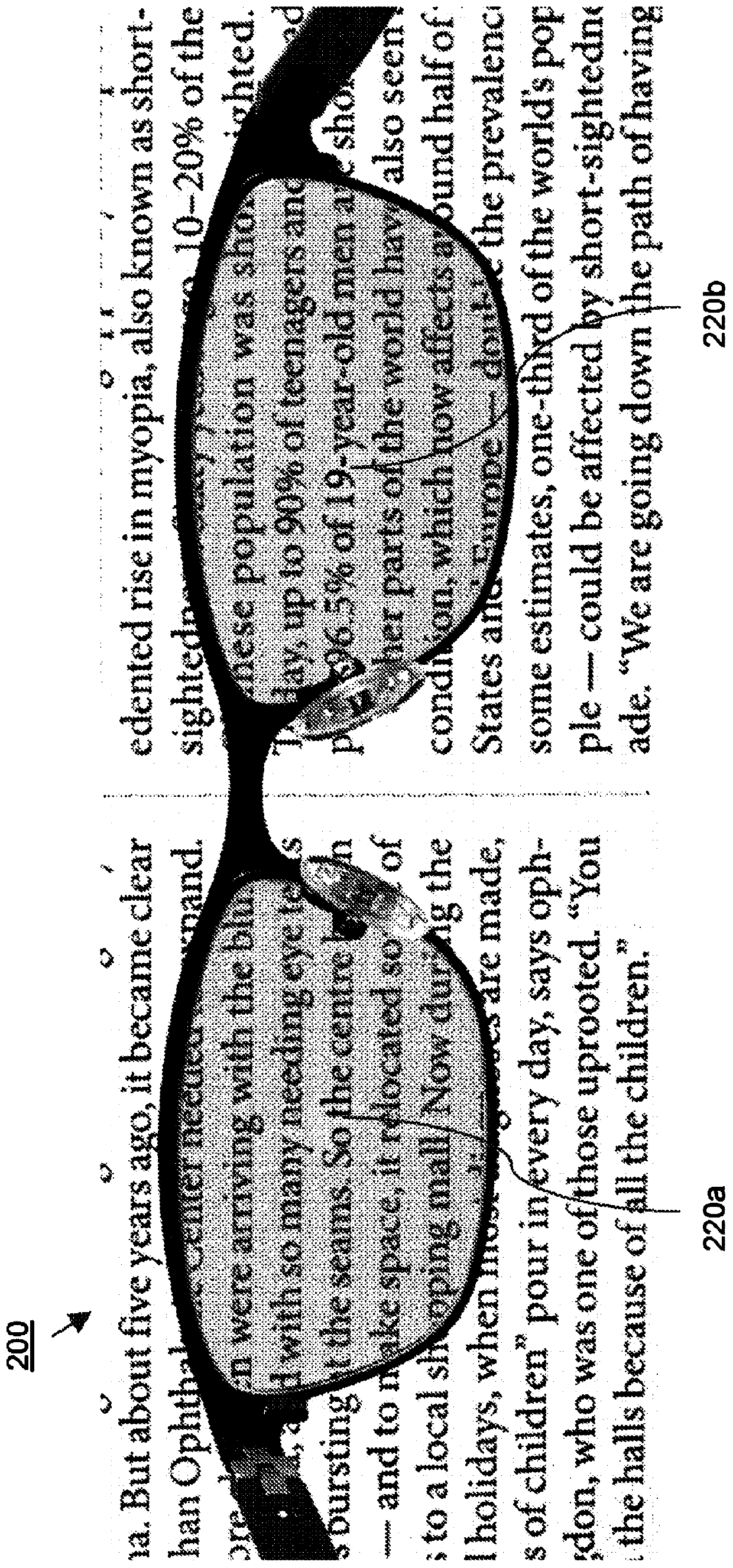 Ophthalmic lenses for treating myopia